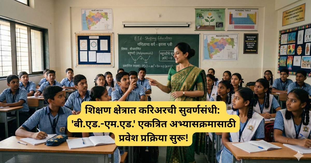 MAH-B.Ed.-M.Ed. Integrated CET 2026